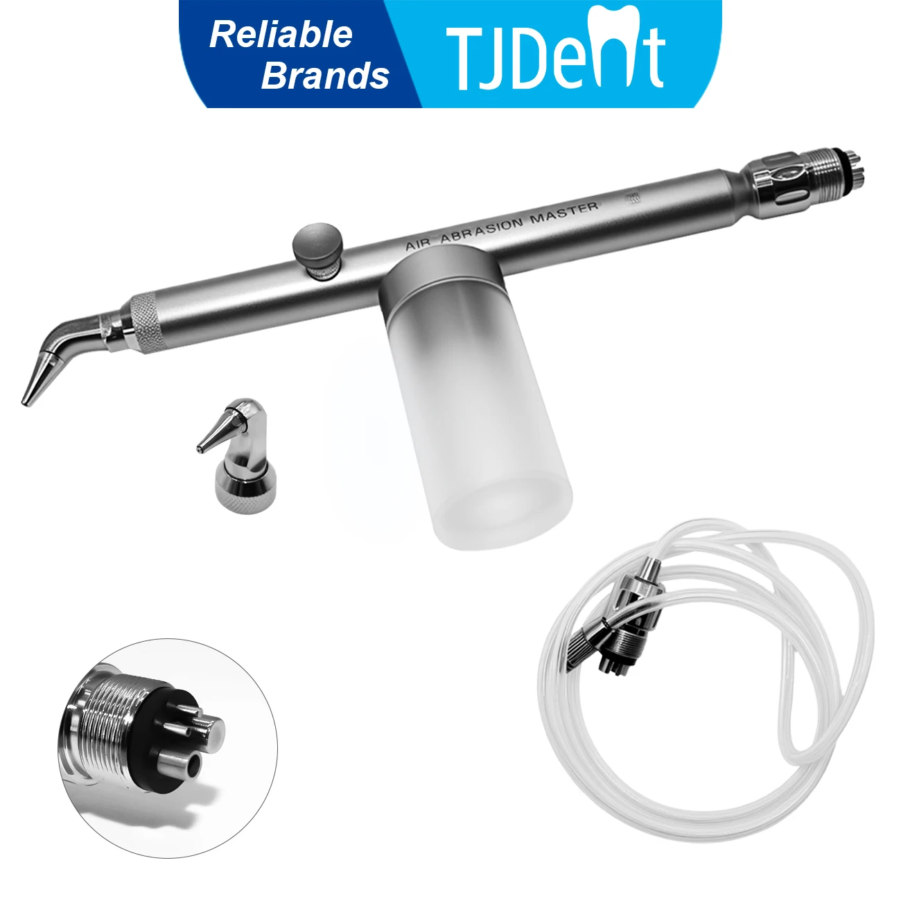 TJDent Dental Air Polisher Aluminum Oxide Sandblasting Gun Micro Blaster Interface Microetcher Without Water Dentistry Tools
TJDent Dental Air Polisher Aluminum Oxide Sandblasting Gun Micro Blaster Interface Microetcher Without Water Dentistry Tools