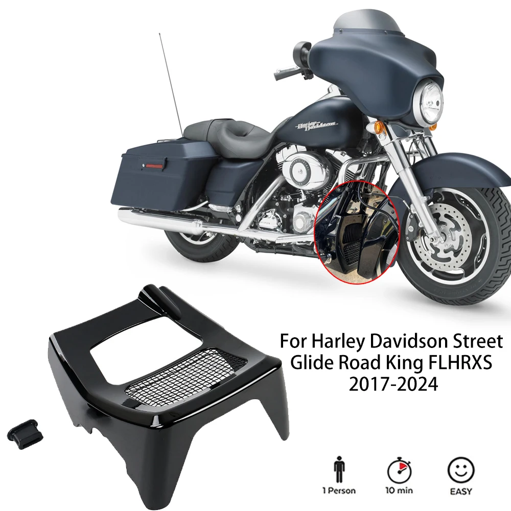 NEW Motorcycle Fairing Front Spoilers Radiator Chin Cover For Harley Road King Electra Street Glide FLHR FLTRX 17-2024 Glossy
NEW Motorcycle Fairing Front Spoilers Radiator Chin Cover For Harley Road King Electra Street Glide FLHR FLTRX 17-2024 Glossy