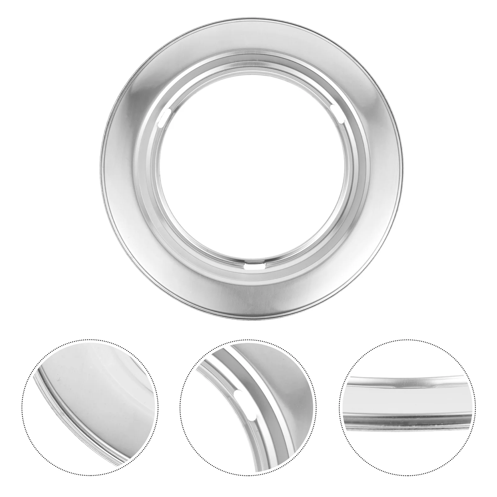 Wok Stainless Steel Steamer Ring Soup Pot Stand Household Steaming Rack Cooking Utensils Kitchen Silver Gadget
Wok Stainless Steel Steamer Ring Soup Pot Stand Household Steaming Rack Cooking Utensils Kitchen Silver Gadget