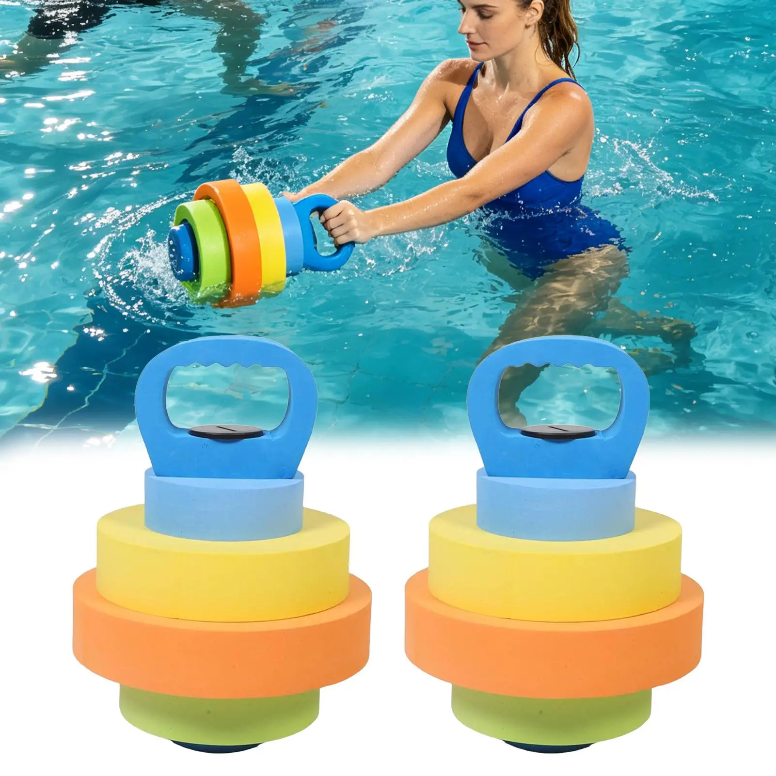 Water Weights 2 Pieces Adjustable Pool Workout Kettlebells Swimming Fitness Weights for Swimmers Athletes Beginners
Water Weights 2 Pieces Adjustable Pool Workout Kettlebells Swimming Fitness Weights for Swimmers Athletes Beginners