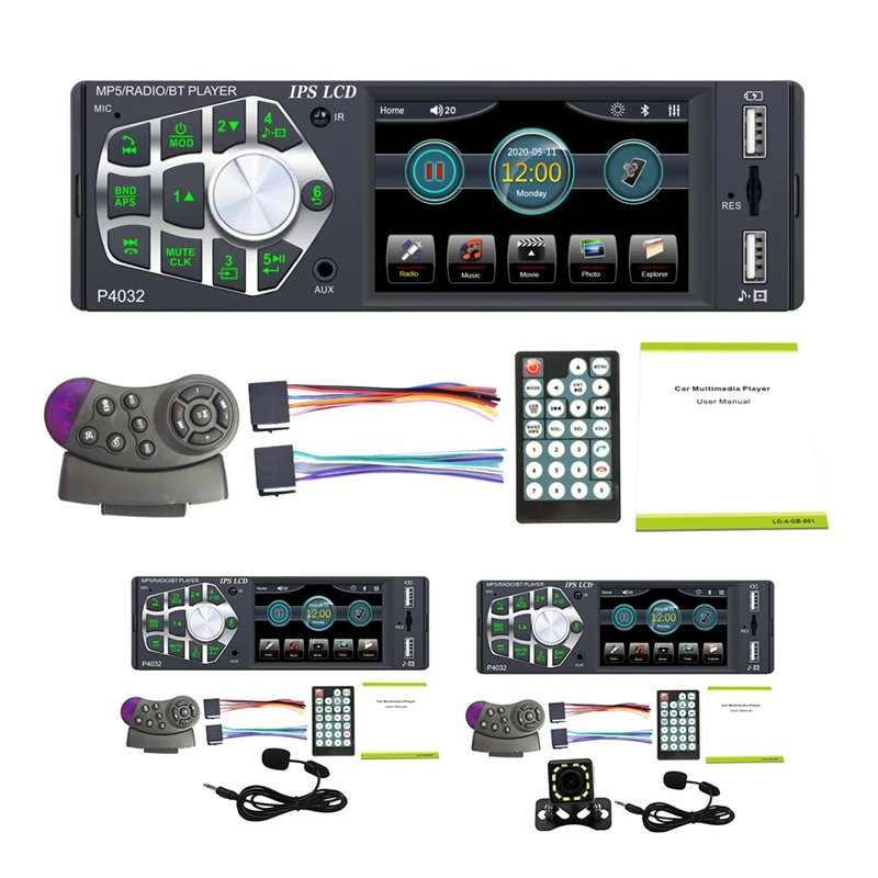 3.8 Inch Autoradio Bluetooth Auto Audio MP5 Player Car Radio FM 1 Din Radio Player Wheel Control
3.8 Inch Autoradio Bluetooth Auto Audio MP5 Player Car Radio FM 1 Din Radio Player Wheel Control
