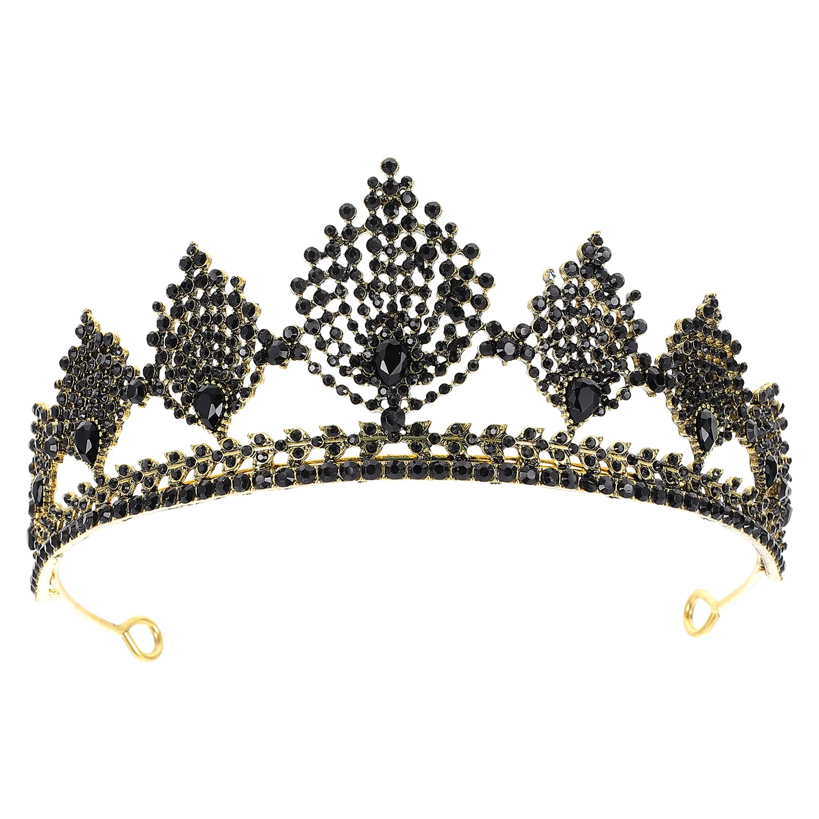Rhinestone Hair Hoops Inlaid Rhinestones Baroque Metal Bride Headdress Wedding Accessories Elegant Tiara
Rhinestone Hair Hoops Inlaid Rhinestones Baroque Metal Bride Headdress Wedding Accessories Elegant Tiara