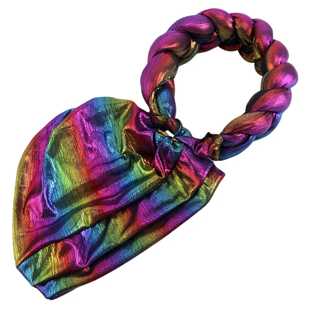 Metallic Sponge Turban Hat African Headwrap Elastic Bonnet Women Hair Accessories Durable Comfortable Retro Charm
Metallic Sponge Turban Hat African Headwrap Elastic Bonnet Women Hair Accessories Durable Comfortable Retro Charm