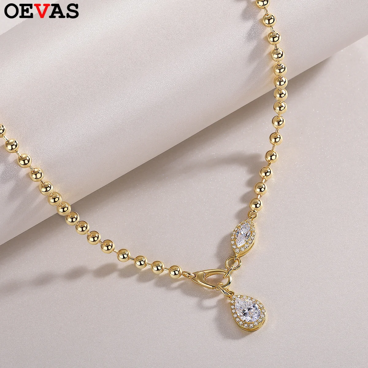 OEVAS Elegant Minimalist Moissanite Necklace 100% S925 Silver Sterling Wedding Band Rings for Women Fine Jewelry with GRA
OEVAS Elegant Minimalist Moissanite Necklace 100% S925 Silver Sterling Wedding Band Rings for Women Fine Jewelry with GRA