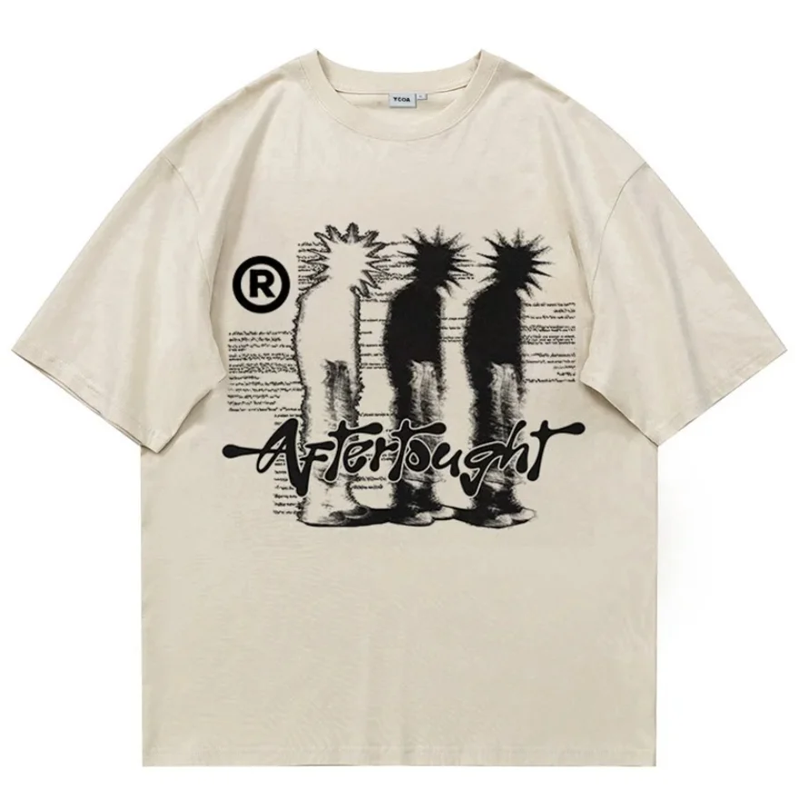 Streetwear Men Tshirt Cotton Oversized Graphic Print Shadow Y2k Top Short Sleeve Tee Hip Hop Harajuku Vintage Aesthetic Clothing 
Streetwear Men Tshirt Cotton Oversized Graphic Print Shadow Y2k Top Short Sleeve Tee Hip Hop Harajuku Vintage Aesthetic Clothing