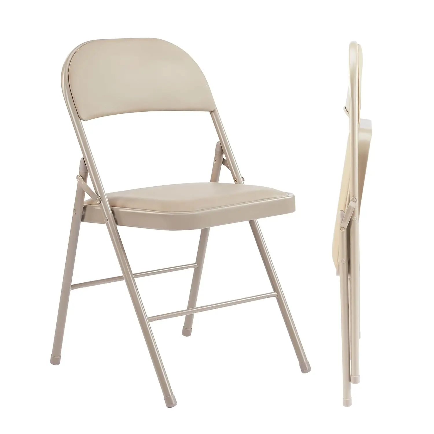 Folding Chairs 2 Pack, Portable Stackable Commercial Chair, Indoor Outdoor Padded Leather Chair with Sturdy Metal, Custom
Folding Chairs 2 Pack, Portable Stackable Commercial Chair, Indoor Outdoor Padded Leather Chair with Sturdy Metal, Custom