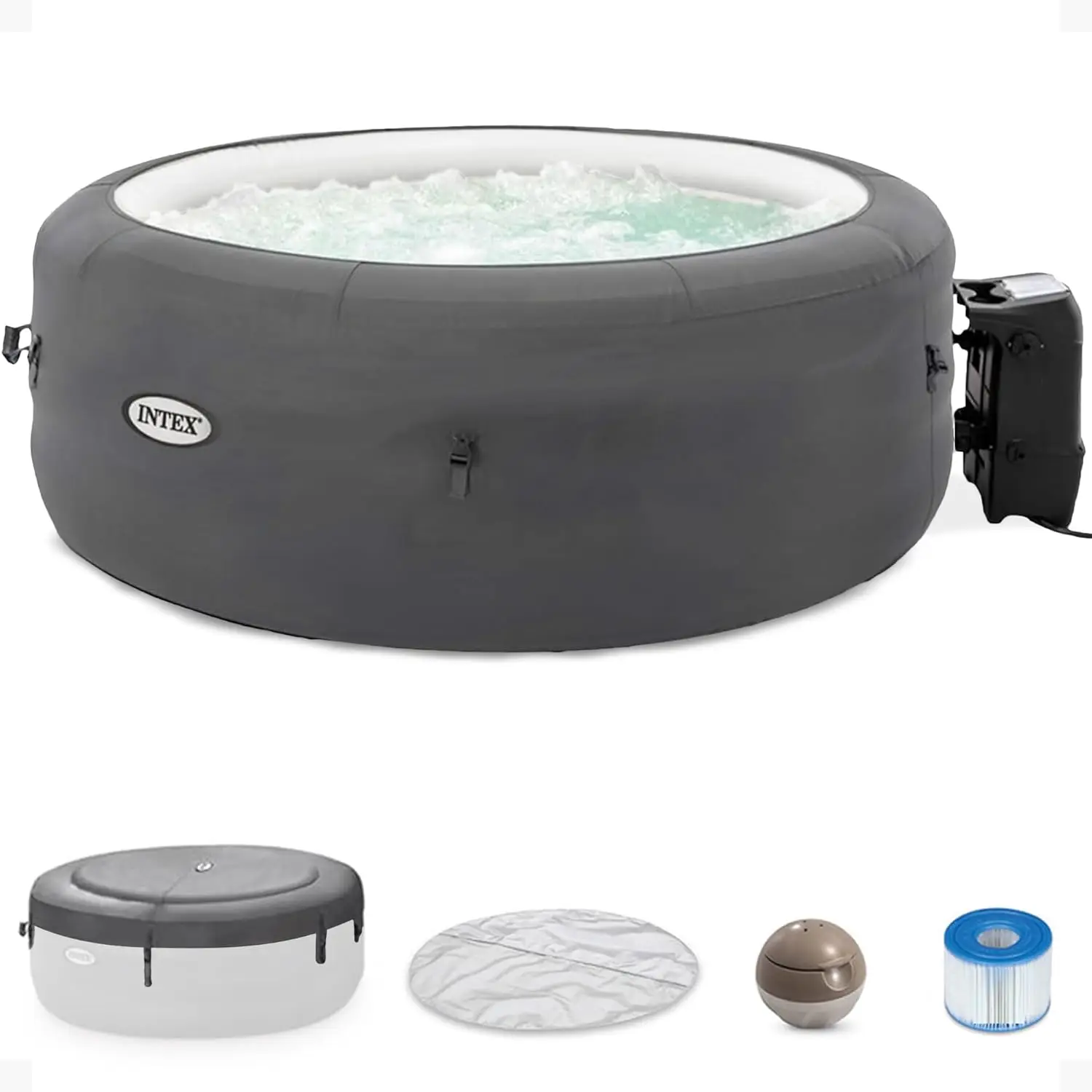 4-6 Person Inflatable Hot Tub, Square Portable Hot Tub with 130 Bubble Jets, Large Outdoor Spa Bathtub Set with Heater Pump
4-6 Person Inflatable Hot Tub, Square Portable Hot Tub with 130 Bubble Jets, Large Outdoor Spa Bathtub Set with Heater Pump