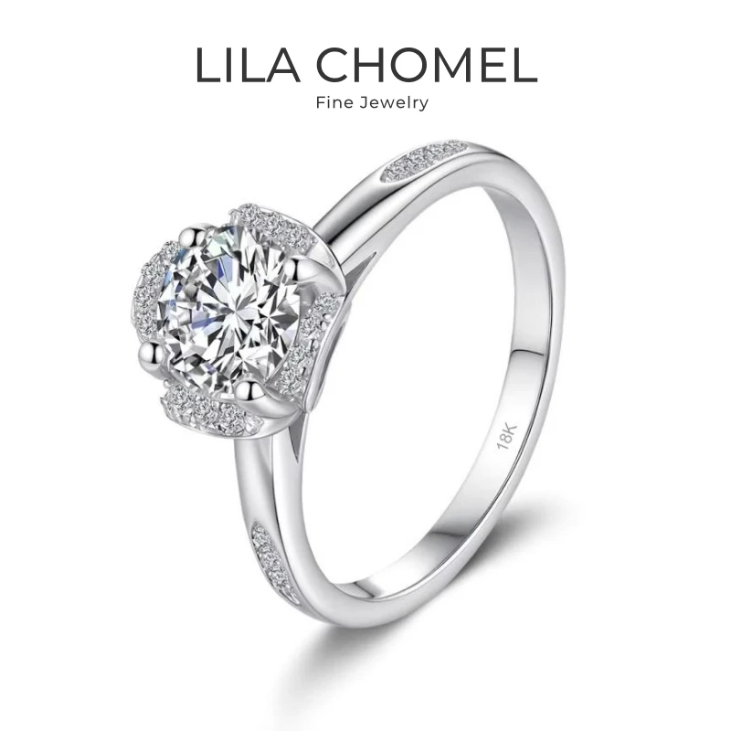 Girl Engagement 18K White Gold Wedding Band 1CT VVS 1 D Color Moissanite Diamond Women PT950 Platinum Birthday Gift Fine Jewelry
Girl Engagement 18K White Gold Wedding Band 1CT VVS 1 D Color Moissanite Diamond Women PT950 Platinum Birthday Gift Fine Jewelry