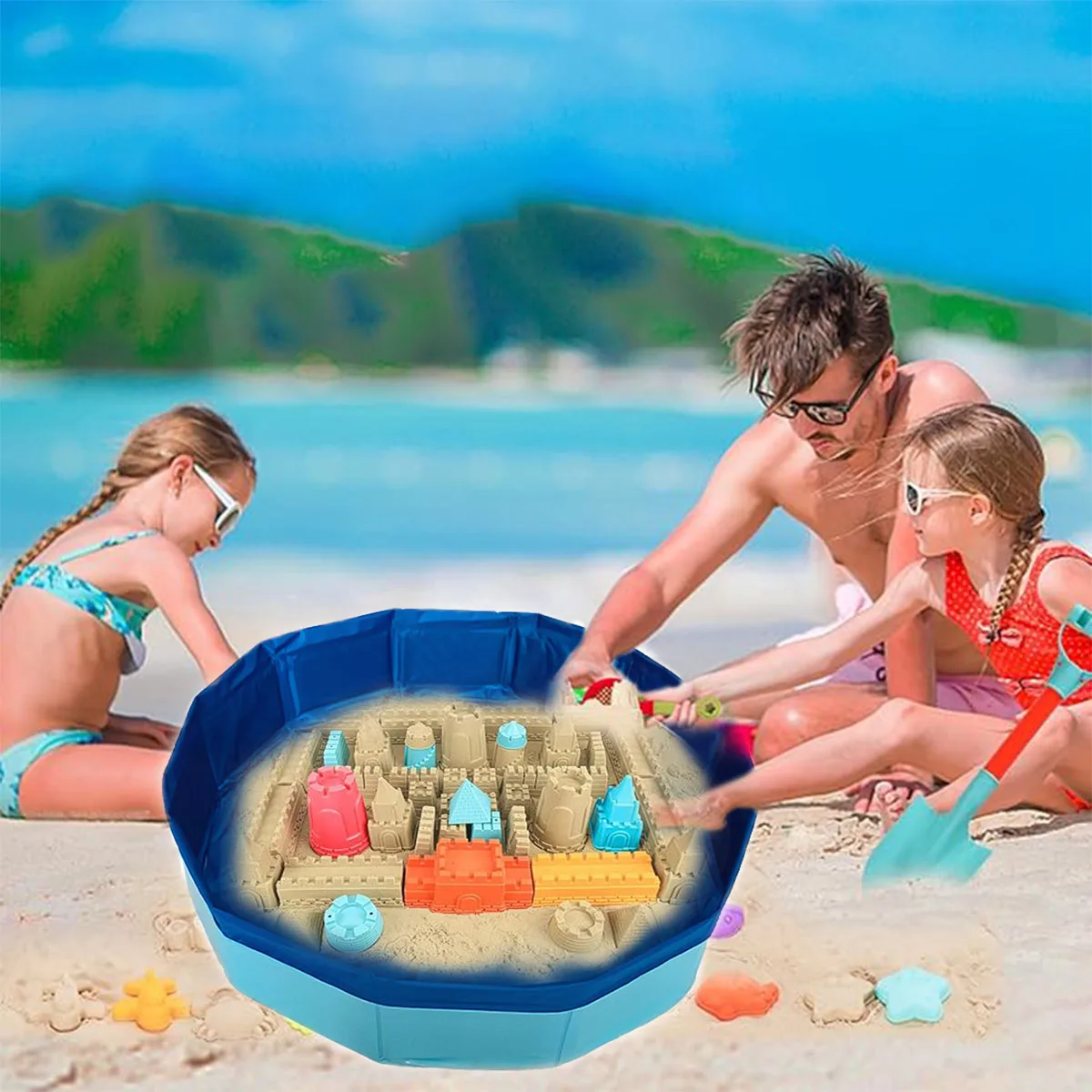Sand Table for Children, Kids Sand Water Table Sandbox, Water and Sand Activity Sensory Tables, Summer Outdoor Toys Beach Toys
Sand Table for Children, Kids Sand Water Table Sandbox, Water and Sand Activity Sensory Tables, Summer Outdoor Toys Beach Toys