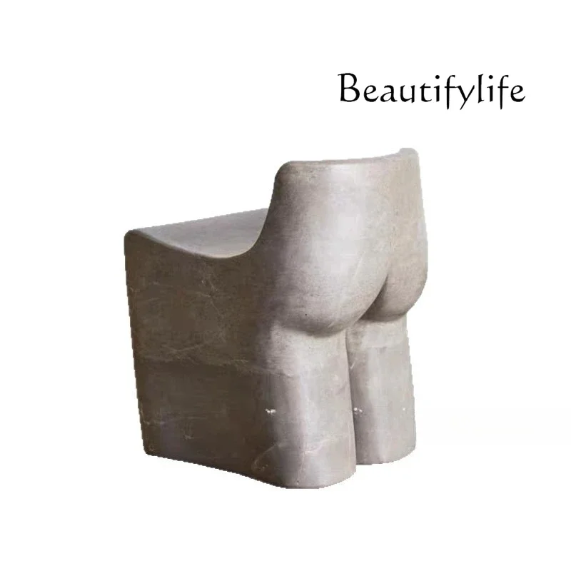 Nordic designer creative FRP imitation travertine seat B & B small apartment cafe art stool
Nordic designer creative FRP imitation travertine seat B & B small apartment cafe art stool
