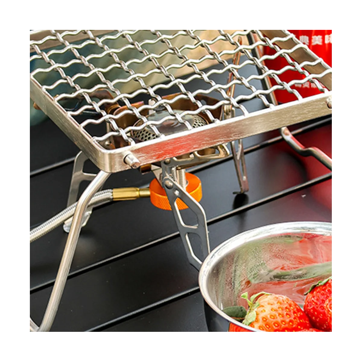 3PCS Outdoor Stainless Steel Stove Head Bracket Portable Folding Barbecue Rack Set Pot Rack Grid Grill Rack Grill Net
3PCS Outdoor Stainless Steel Stove Head Bracket Portable Folding Barbecue Rack Set Pot Rack Grid Grill Rack Grill Net
