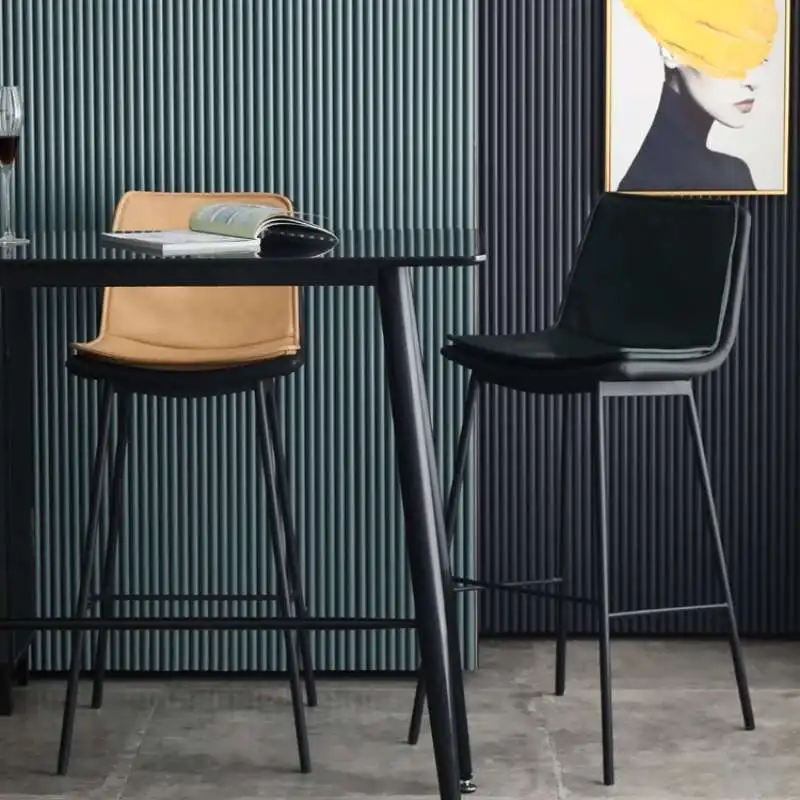 Ergonomic Backrest Metal Bar Chair Portable Designer Reception Retro Bar Stools High Library Sgabello Cucina Home Decoration 
Ergonomic Backrest Metal Bar Chair Portable Designer Reception Retro Bar Stools High Library Sgabello Cucina Home Decoration