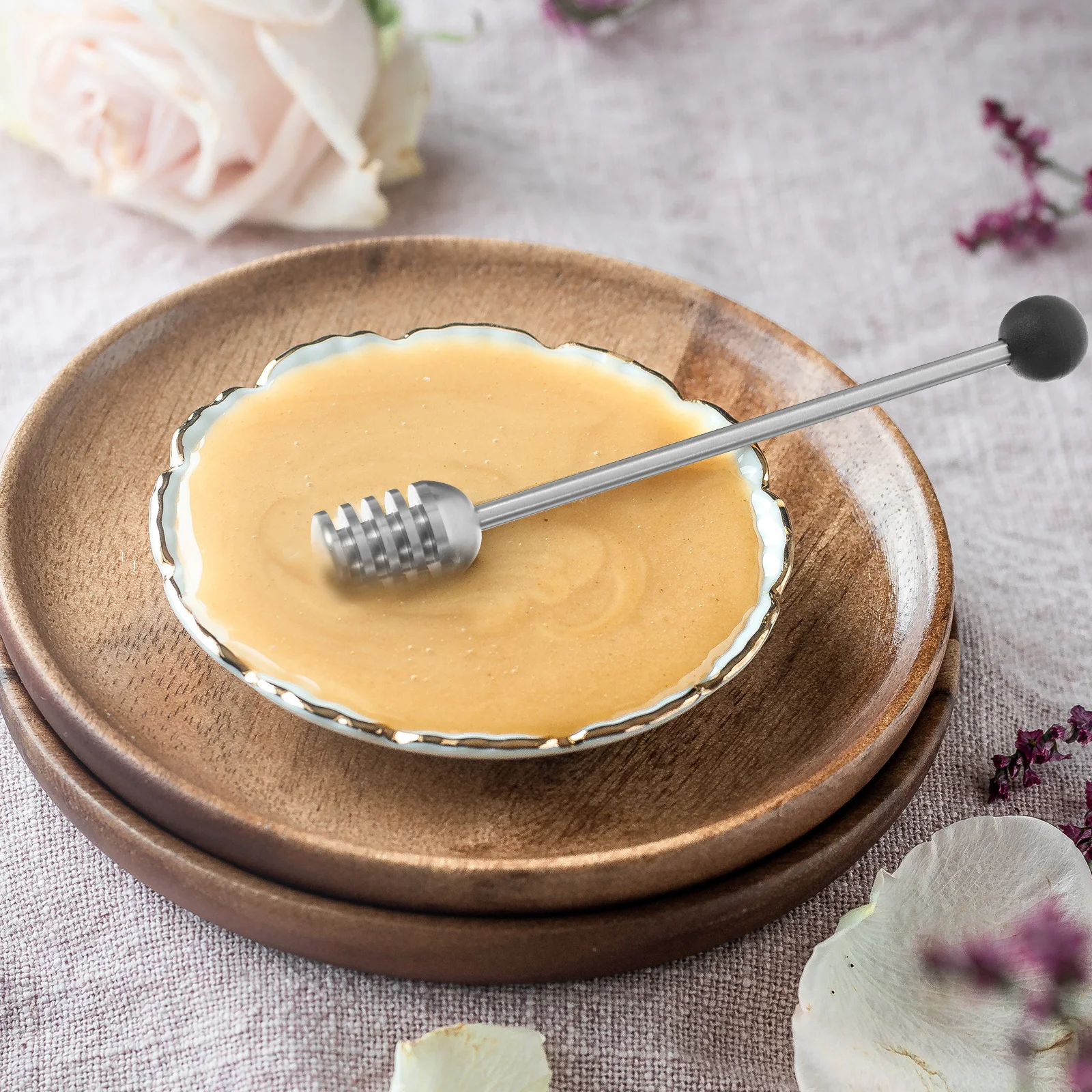 1pc Stainless Steel Spoon Syrup Stirrer For Honey Jar Dessert Stirring Stick Honey Dipper Kitchen Tool
1pc Stainless Steel Spoon Syrup Stirrer For Honey Jar Dessert Stirring Stick Honey Dipper Kitchen Tool