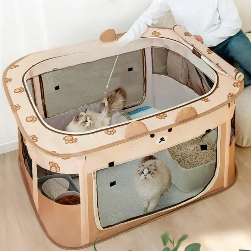 Cat delivery room isolation tent, cat pregnancy waiting for delivery Closed cat litter breeding litter Birth box
Cat delivery room isolation tent, cat pregnancy waiting for delivery Closed cat litter breeding litter Birth box