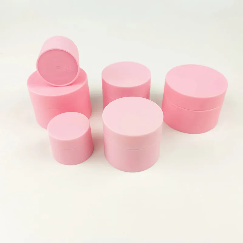 30Pcs 5g/10g/15g/20g/30g/50g Plastic Pink Jars Frosted Cosmetic Cream Jars Empty Double Wall Loose Powder Pot with Screw Lid
30Pcs 5g/10g/15g/20g/30g/50g Plastic Pink Jars Frosted Cosmetic Cream Jars Empty Double Wall Loose Powder Pot with Screw Lid
