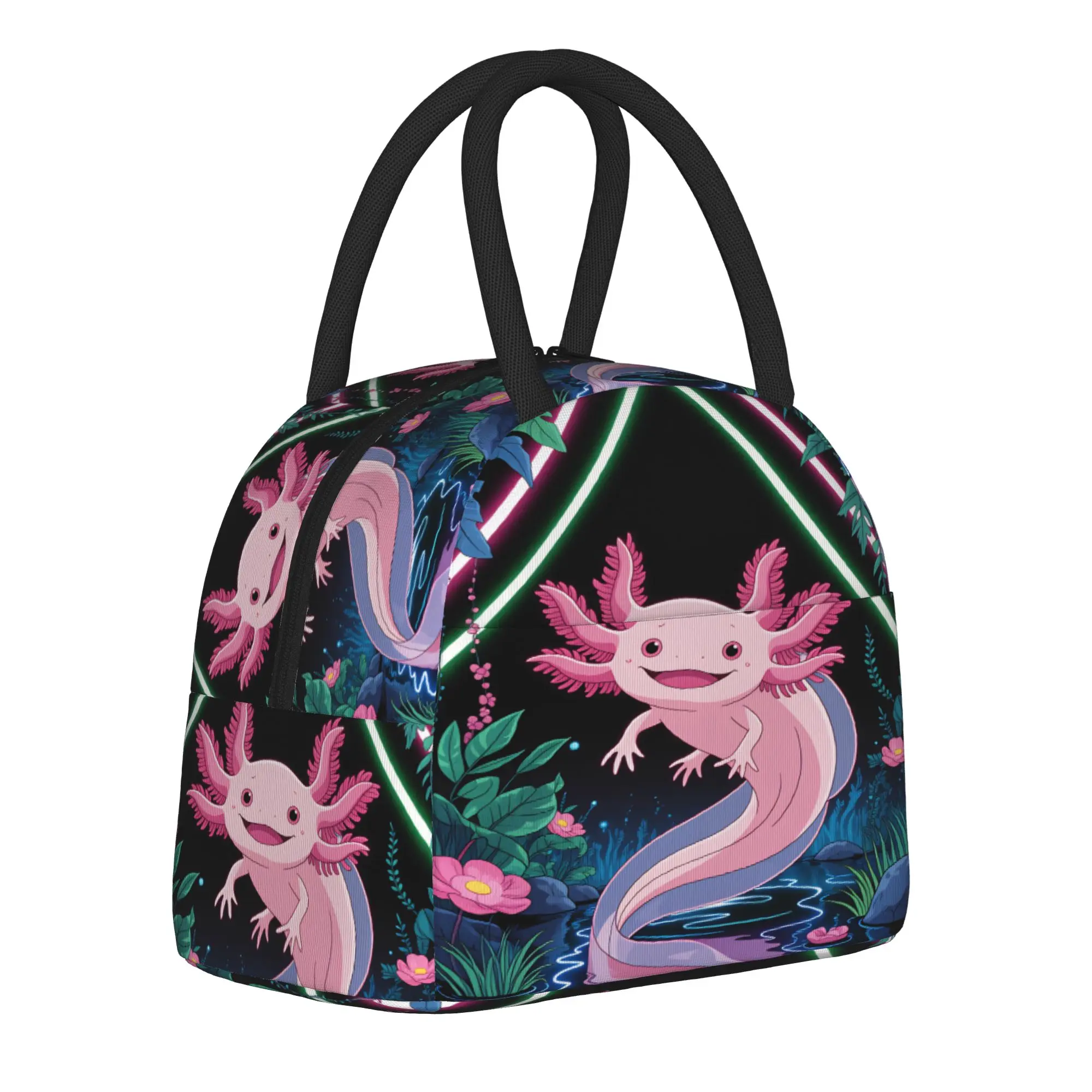 Cute Axolotl Lunch Bag Portable Lunch Box Men Office Designer Cooler Bag Retro Waterproof Thermal Tote Handbags
Cute Axolotl Lunch Bag Portable Lunch Box Men Office Designer Cooler Bag Retro Waterproof Thermal Tote Handbags
