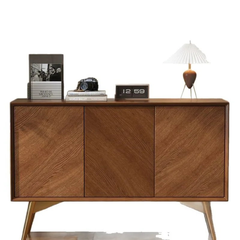 Retro solid wood dining side cabinet, locker, living room against the wall, locker, storage cabinet, log entrance door
Retro solid wood dining side cabinet, locker, living room against the wall, locker, storage cabinet, log entrance door