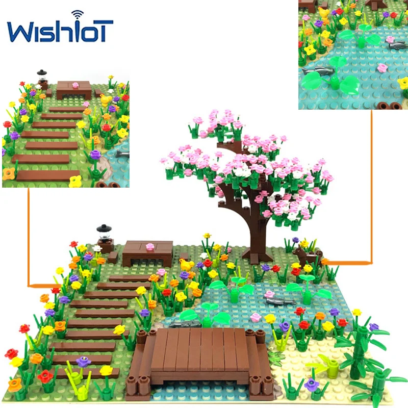 Natural Plant Scene Model Building Blocks Creative Flower/ River/Bridge Assembly Education MOC Small Bricks Toys Birthday Gifts
Natural Plant Scene Model Building Blocks Creative Flower/ River/Bridge Assembly Education MOC Small Bricks Toys Birthday Gifts