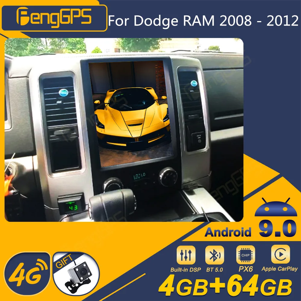 For Dodge RAM 2008 - 2012 Car Radio Wireless Carplay Android Auto Intelligent System Multimedia Player Stereo GPS Navi Touch
For Dodge RAM 2008 - 2012 Car Radio Wireless Carplay Android Auto Intelligent System Multimedia Player Stereo GPS Navi Touch