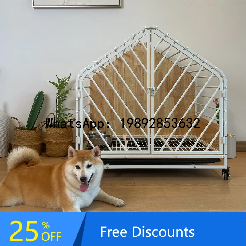 LYY High-End Dog Cage Shiba Inu with Toilet Separate Household Small Large House Solid Wood Nest One Room One Hall
LYY High-End Dog Cage Shiba Inu with Toilet Separate Household Small Large House Solid Wood Nest One Room One Hall
