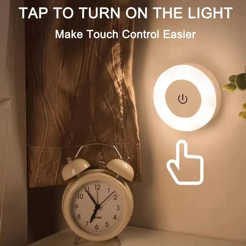 LED Touch Night Lights 3 Color Adjustable Dimmable Bedroom Decorative Lamp USB Rechargeable Under Cabinet Light
LED Touch Night Lights 3 Color Adjustable Dimmable Bedroom Decorative Lamp USB Rechargeable Under Cabinet Light