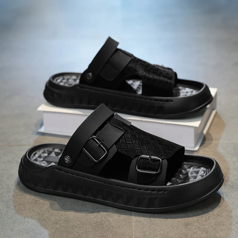 2026 New Men Platform Sandals Breathable Soft Thick Sole Non-slip Summer Beach Slides Open Toe Casual Outdoor Slippers Hot Sale
2026 New Men Platform Sandals Breathable Soft Thick Sole Non-slip Summer Beach Slides Open Toe Casual Outdoor Slippers Hot Sale