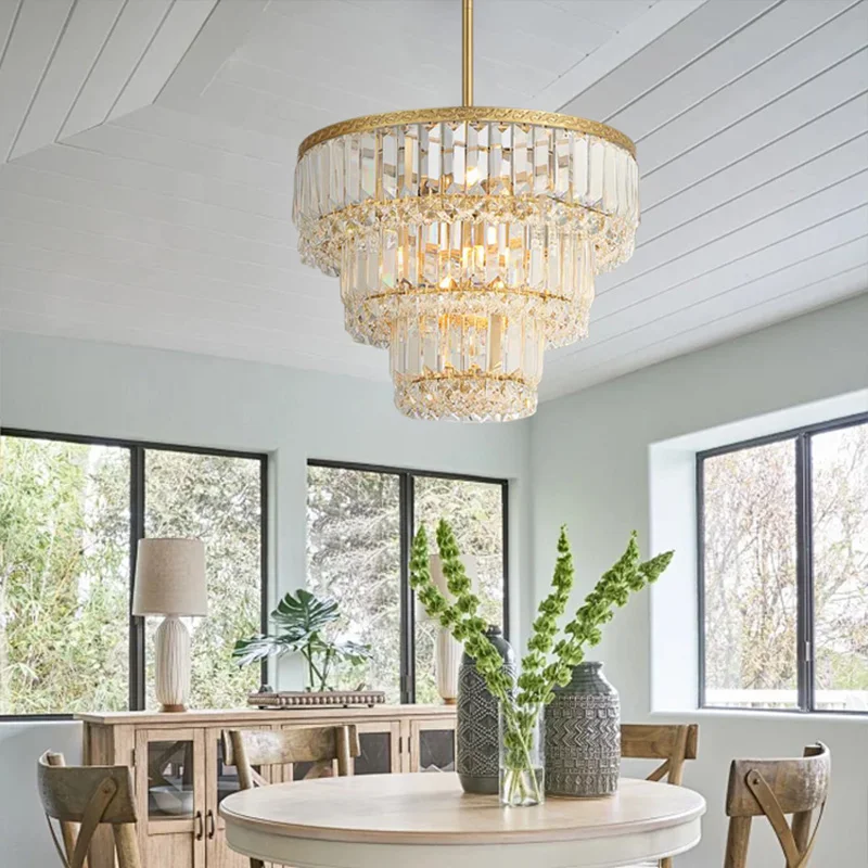 Post-modern novelty living room crystal chandelier, stainless steel lustre, suitable for bar ceiling decoration 
Post-modern novelty living room crystal chandelier, stainless steel lustre, suitable for bar ceiling decoration