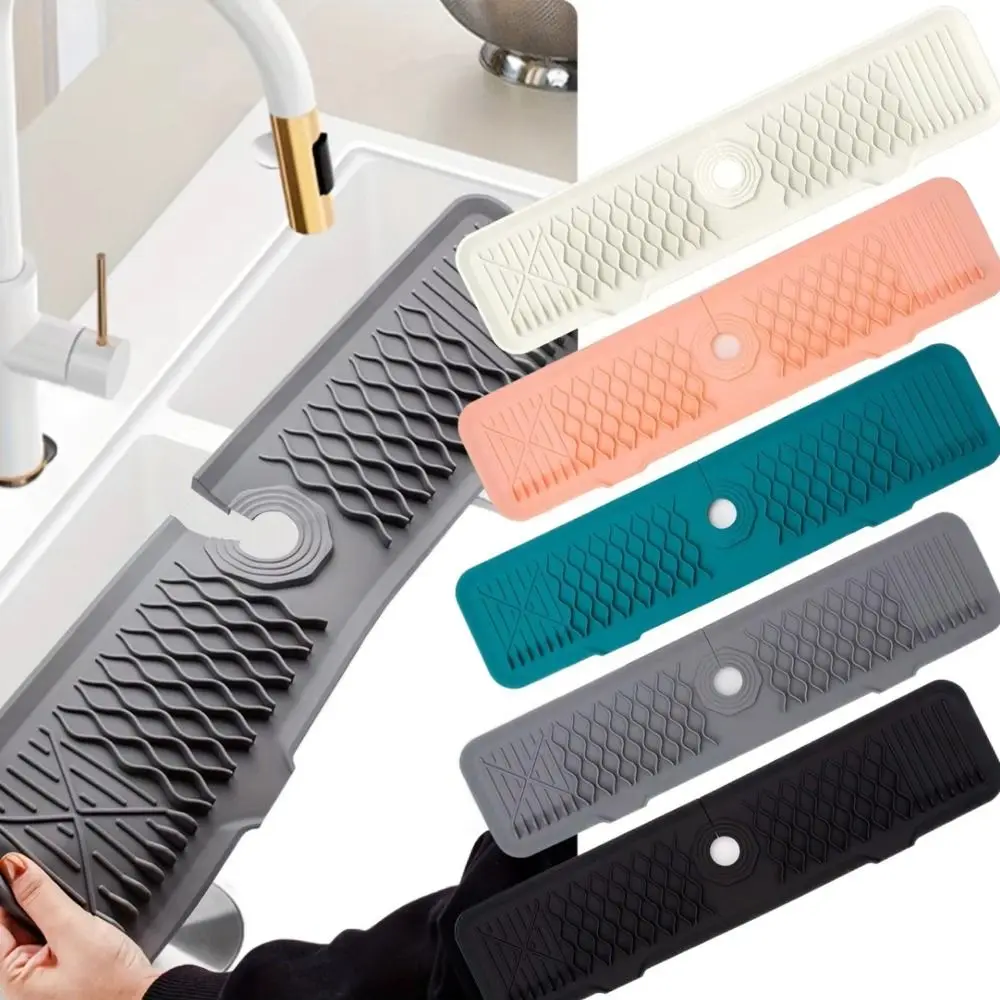 Durable Upgraded Faucet Splash Guard Mat Silicone Easy to Clean Faucet Water Catcher Mat Adjustable Drying Mat
Durable Upgraded Faucet Splash Guard Mat Silicone Easy to Clean Faucet Water Catcher Mat Adjustable Drying Mat
