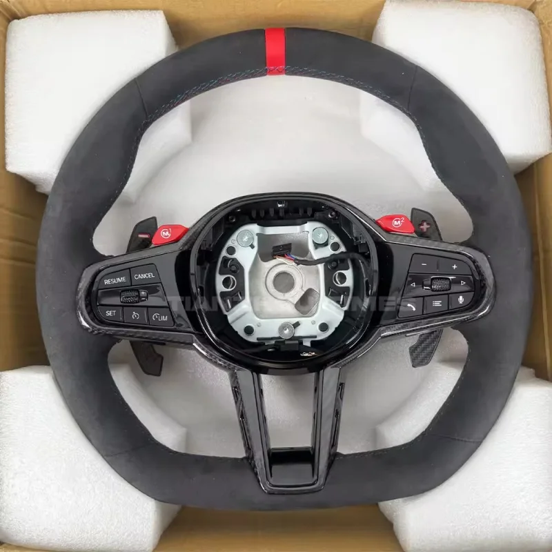 Car Steering Wheel Suede Microfiber Leather 330i X3 G01 540i G30 M550i X5 G05 G80 M3 G82 M4 M240i G42 Accessories For BMW G20
Car Steering Wheel Suede Microfiber Leather 330i X3 G01 540i G30 M550i X5 G05 G80 M3 G82 M4 M240i G42 Accessories For BMW G20