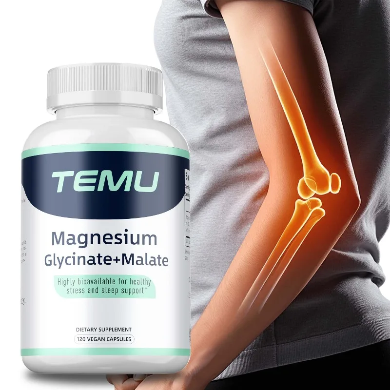 Magnesium Glycinate + Malate - Increases Bone Density, Promotes Joint and Bone Health, Aids Sleep and Relaxation, Improves Mood
Magnesium Glycinate + Malate - Increases Bone Density, Promotes Joint and Bone Health, Aids Sleep and Relaxation, Improves Mood