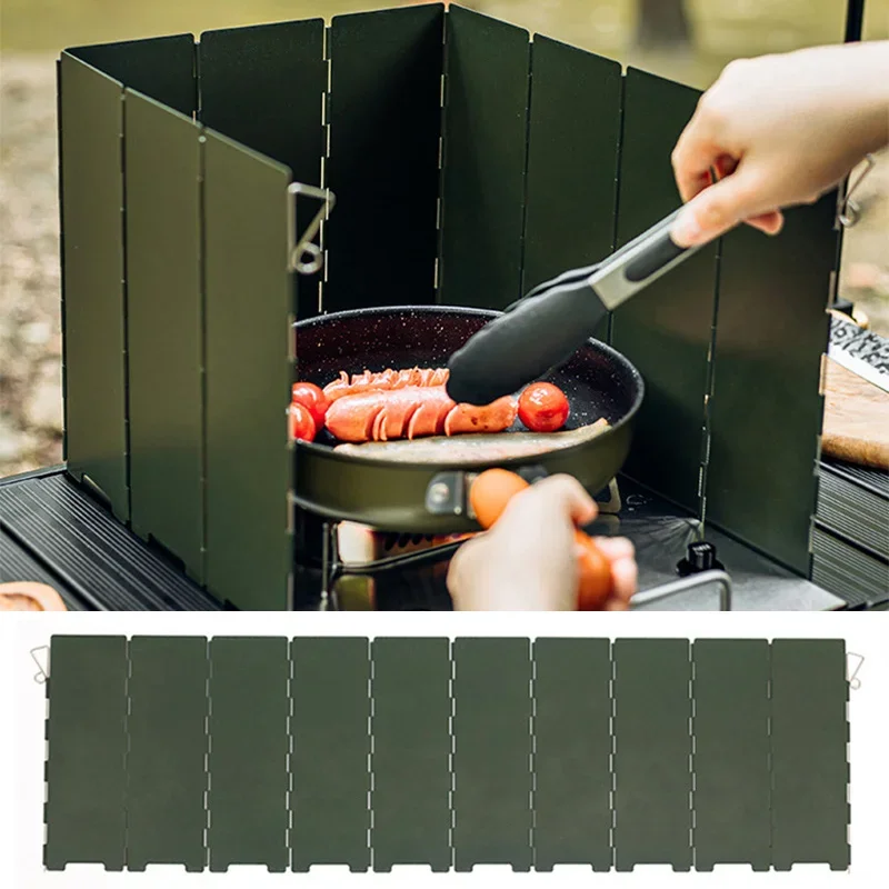 10 Plates Foldable Gas Stove Windshield Outdoor Camping Picnic Cooking Burner Windproof Screen Camping Outdoor Stove Wind Shield
10 Plates Foldable Gas Stove Windshield Outdoor Camping Picnic Cooking Burner Windproof Screen Camping Outdoor Stove Wind Shield
