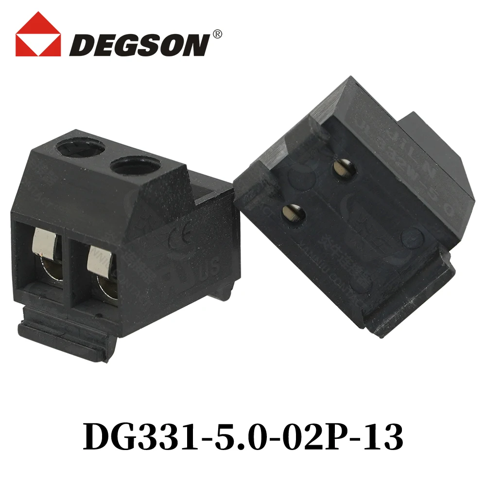 DEGSON DG331-5.0-04P-13-00ZH Pluggable PCB Terminal Blocks Connector black KFDG331 2P-12P UL94V-0 Phoenix Contact 12A 250V
DEGSON DG331-5.0-04P-13-00ZH Pluggable PCB Terminal Blocks Connector black KFDG331 2P-12P UL94V-0 Phoenix Contact 12A 250V