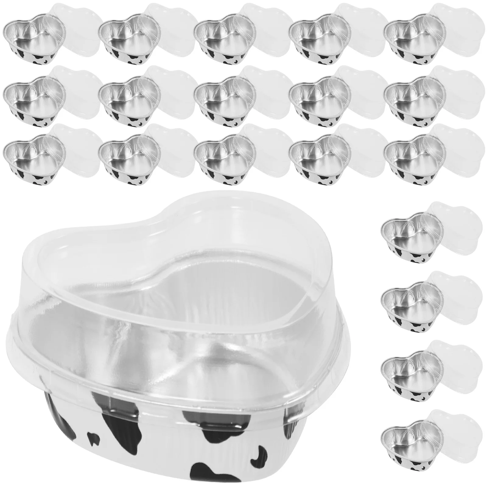 20pcs Aluminum Foil Cake Boxes Lightweight Compact Clear Containers With Lid For Baking Party Treats Safe Food Grade Packing
20pcs Aluminum Foil Cake Boxes Lightweight Compact Clear Containers With Lid For Baking Party Treats Safe Food Grade Packing