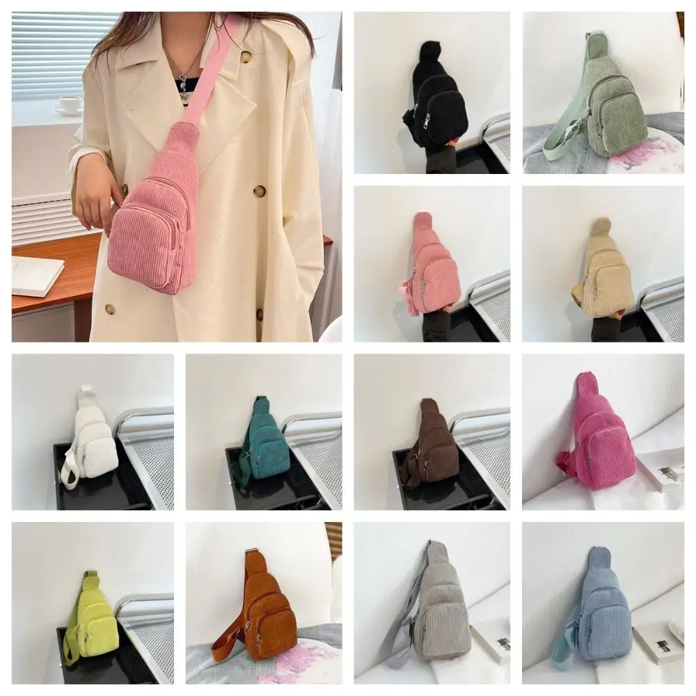 Casual Solid Color Corduroy Chest Bag Schoolbag Chest Pack Corduroy Crossbody Bag Coin Purse Shoulder Bag Waist Bag Outdoor
Casual Solid Color Corduroy Chest Bag Schoolbag Chest Pack Corduroy Crossbody Bag Coin Purse Shoulder Bag Waist Bag Outdoor