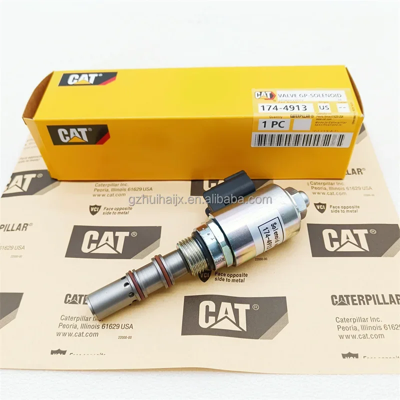 New Excavator Parts Solenoid Valve 174-4913 1744913 Hydraulics Valve for 980H 962G 950G 522B 521B Engine 3126B 3176C
New Excavator Parts Solenoid Valve 174-4913 1744913 Hydraulics Valve for 980H 962G 950G 522B 521B Engine 3126B 3176C