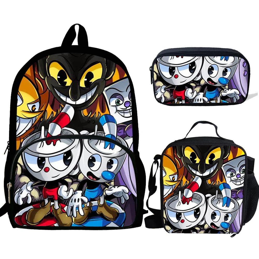 3D Printed Backpack Boys Girls Students School Bags Lunch Bag Pencil Case Children Teenager Anime Waterproof Schoolbag
3D Printed Backpack Boys Girls Students School Bags Lunch Bag Pencil Case Children Teenager Anime Waterproof Schoolbag