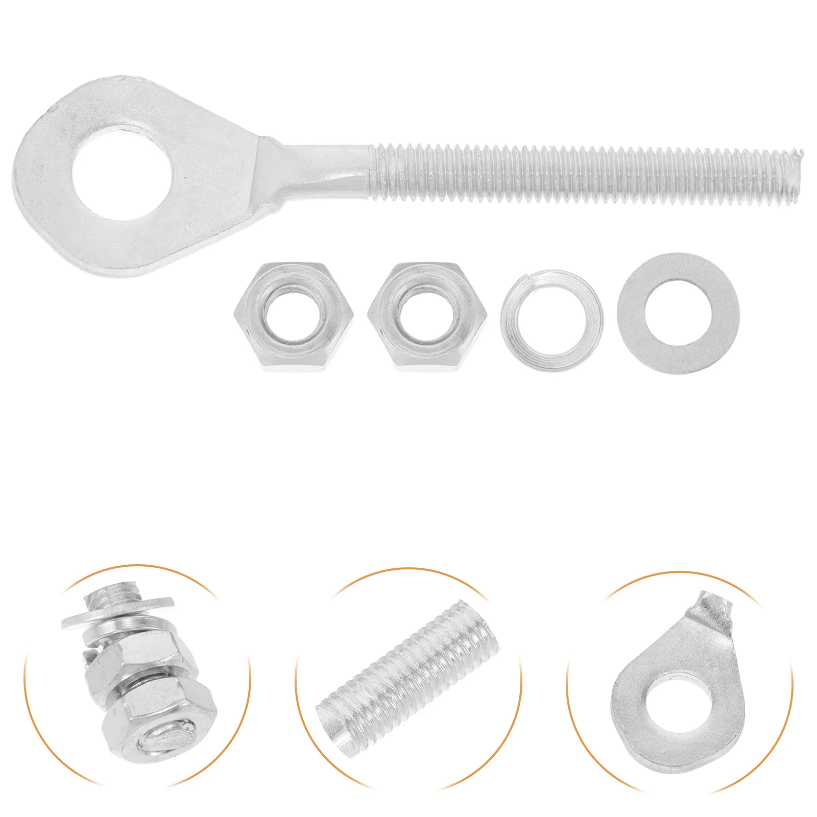 2Pcs Motorcycle Chain Adjuster Screw Universal Fit Metal Chain Tensioner for Atv Scooter Enhanced Safety Easy Installation
2Pcs Motorcycle Chain Adjuster Screw Universal Fit Metal Chain Tensioner for Atv Scooter Enhanced Safety Easy Installation