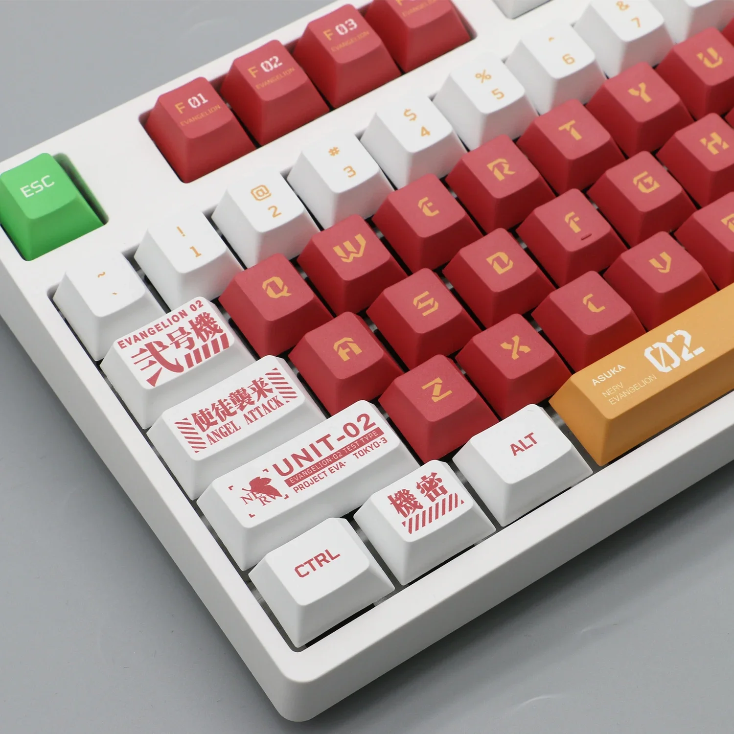 Keycap PBT five-sided sublimation original factory height large full set of mechanical keyboard keycaps
Keycap PBT five-sided sublimation original factory height large full set of mechanical keyboard keycaps