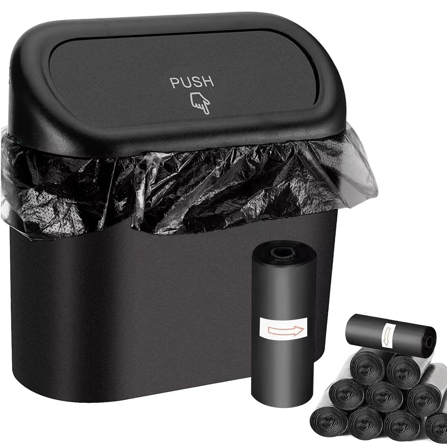 Автомобильный мусорный бак с крышкой - Мини-автомобильный мусорный бак - Герметичный мусорный бак, автомобильный мусорный бак, органайзер для автомобиля, офиса, дома
Автомобильный мусорный бак с крышкой - Мини-автомобильный мусорный бак - Герметичный мусорный бак, автомобильный мусорный бак, органайзер для автомобиля, офиса, дома