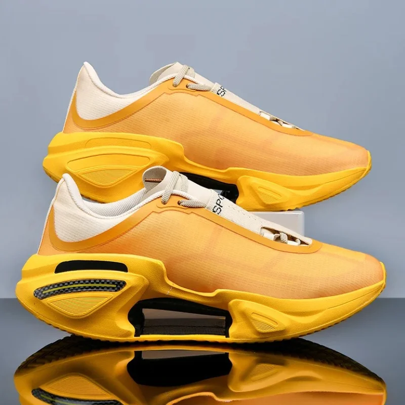Men's Running Shoes Ultra-light Rebound Sneakers Men Women Outdoor Thick-Soled Sports Shoes Shock-absorbing Athletics Training
Men's Running Shoes Ultra-light Rebound Sneakers Men Women Outdoor Thick-Soled Sports Shoes Shock-absorbing Athletics Training