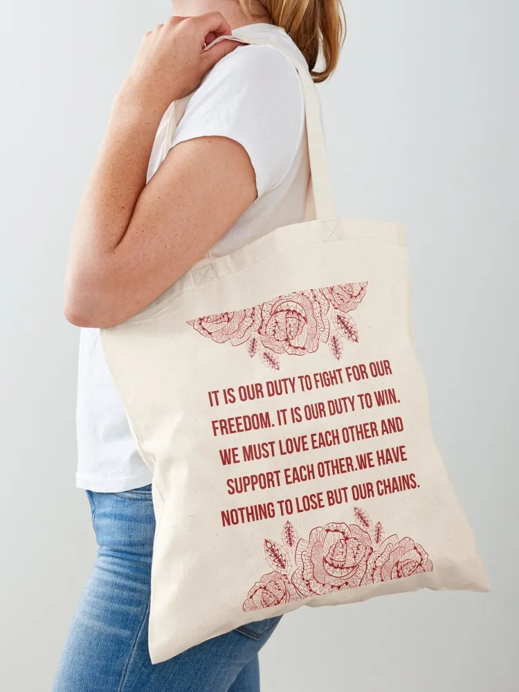 NOTHING TO LOSE BUT OUR CHAINS ROSES Tote Bag handbag custom fabric bag the tote bag Gift
NOTHING TO LOSE BUT OUR CHAINS ROSES Tote Bag handbag custom fabric bag the tote bag Gift