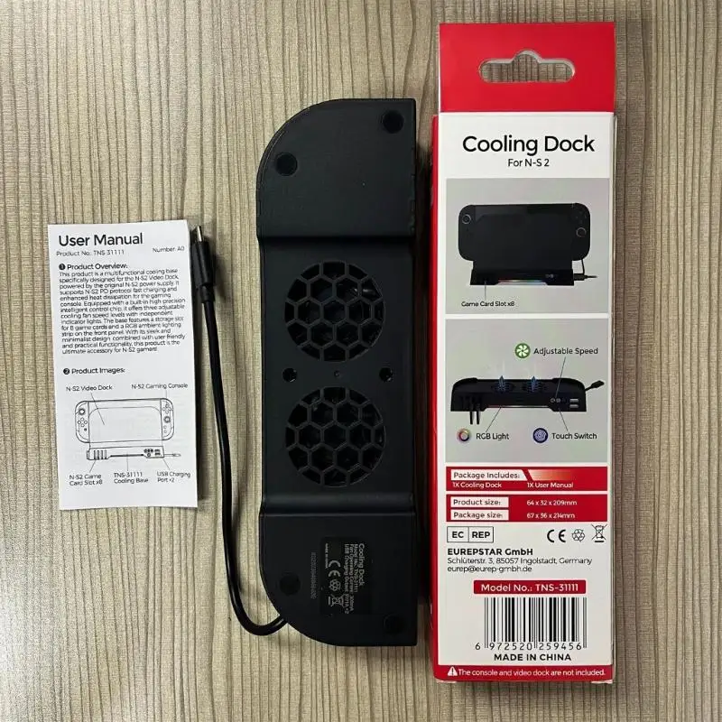 Cooling Fan with LED Light for NS 2 Game Adjustable Efficient Cooling Fan with Charging Plug Heat Dissipation Coolers H8WD
Cooling Fan with LED Light for NS 2 Game Adjustable Efficient Cooling Fan with Charging Plug Heat Dissipation Coolers H8WD