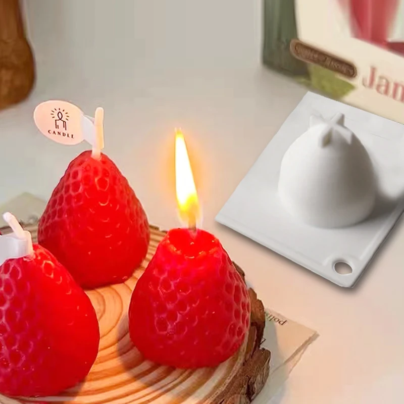 Strawberry Silicone Candle Mould Aromatherapy Gypsum Mold DIY Candle Making Mold Cake Baking Mold Candle Making Supplies
Strawberry Silicone Candle Mould Aromatherapy Gypsum Mold DIY Candle Making Mold Cake Baking Mold Candle Making Supplies