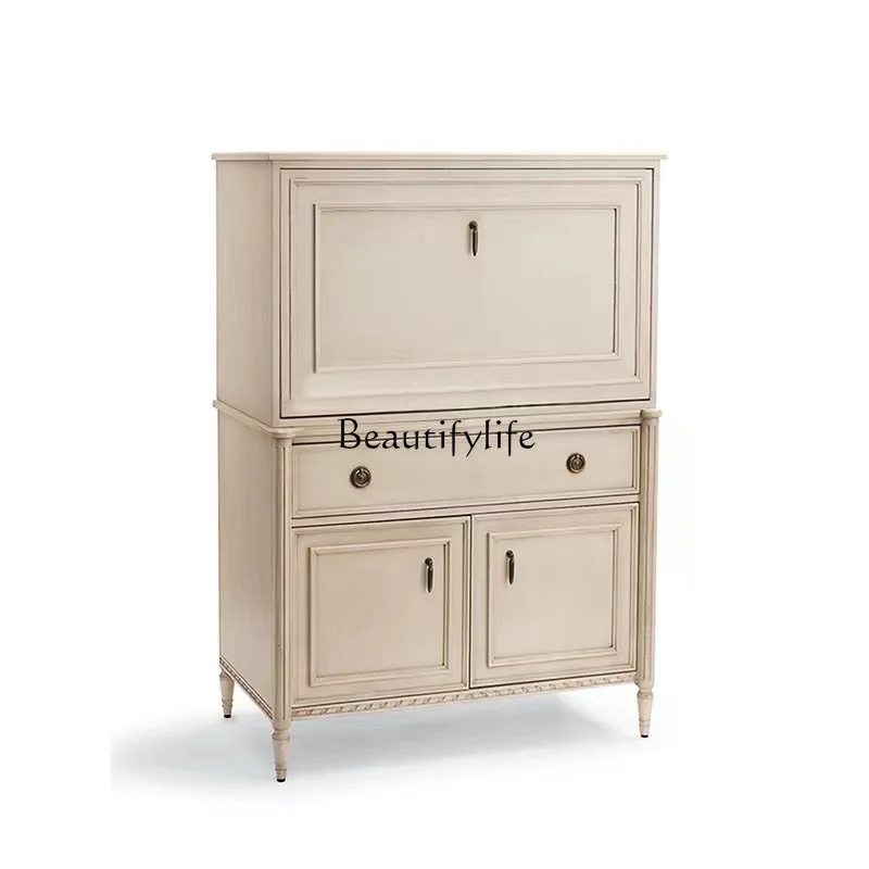 American high-end solid wood locker household multi-functional living room wall integrated partition cabinet
American high-end solid wood locker household multi-functional living room wall integrated partition cabinet