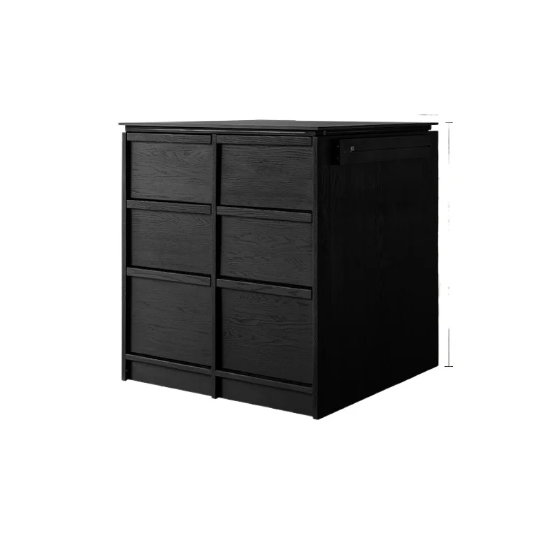 Solid wood island ** stand black living room island storage side cabinet wine cabinet ash wood rock slab bar counter
Solid wood island ** stand black living room island storage side cabinet wine cabinet ash wood rock slab bar counter