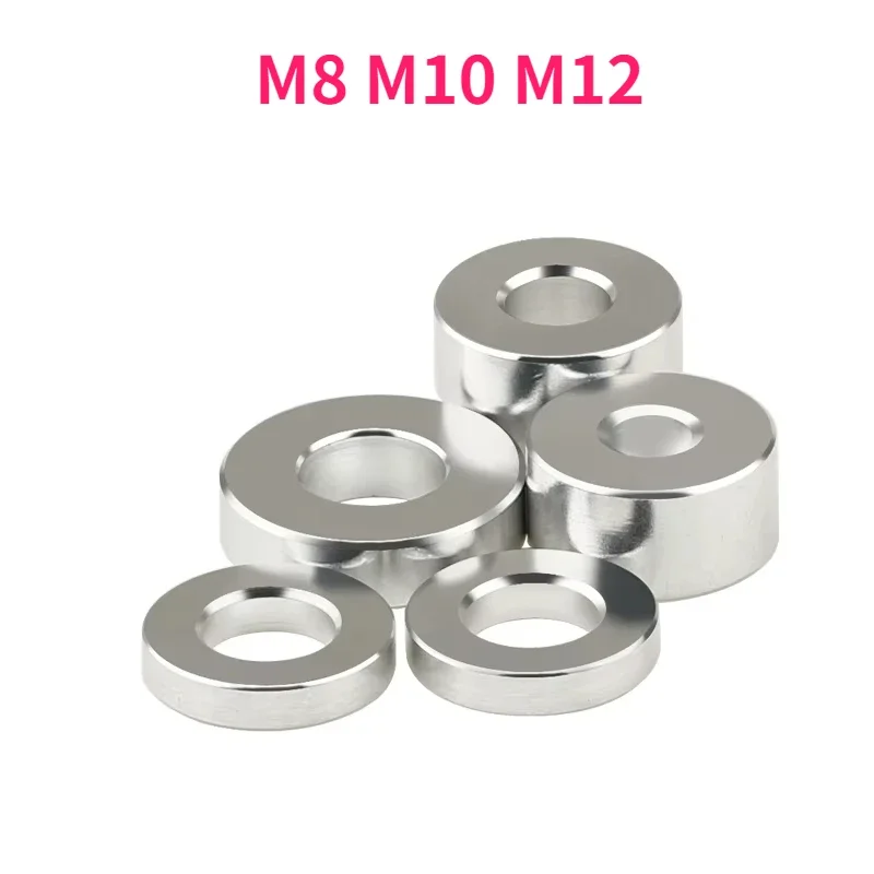 5/10Pcs M8 M10 M12 Aluminum Bushing Washer Gasket Round Hollow No Thread Standoff Spacer Thick Flat Pad Aluminum Alloy Sleeve
5/10Pcs M8 M10 M12 Aluminum Bushing Washer Gasket Round Hollow No Thread Standoff Spacer Thick Flat Pad Aluminum Alloy Sleeve