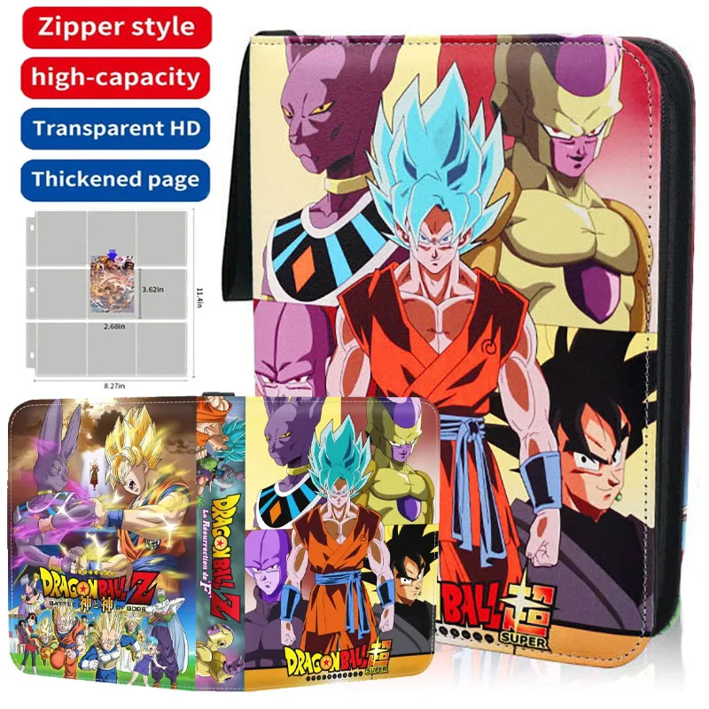 4-9 Pocket Dragon Ball Card Binder Trading Card Holder Anime Card Binder with 50 inner Pages Zipper Holder Up to 400-900 Cards
4-9 Pocket Dragon Ball Card Binder Trading Card Holder Anime Card Binder with 50 inner Pages Zipper Holder Up to 400-900 Cards