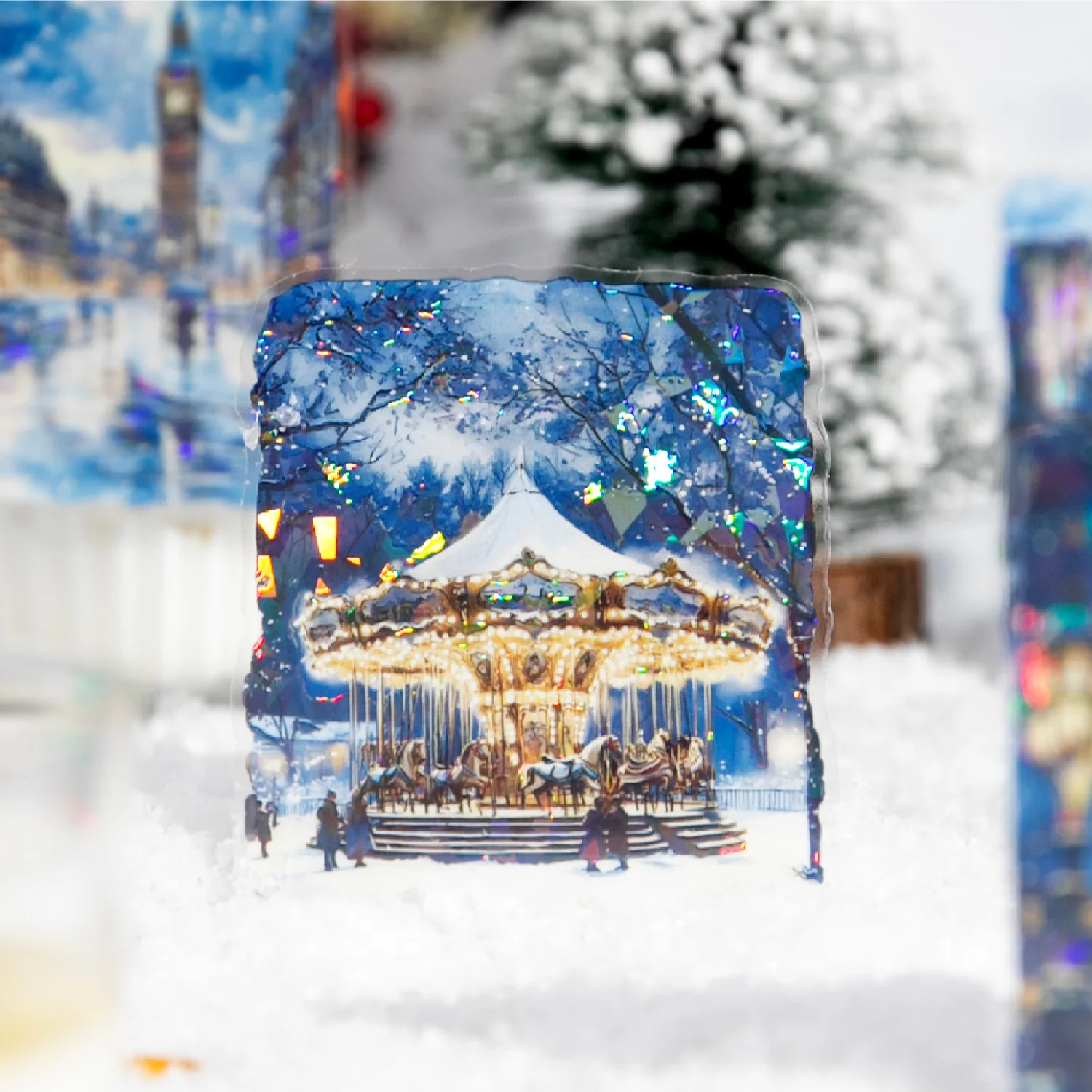 10pcs/1 lot ticker pack Sounds of snowfall series landscape scenery DIY materials decoration base
10pcs/1 lot ticker pack Sounds of snowfall series landscape scenery DIY materials decoration base