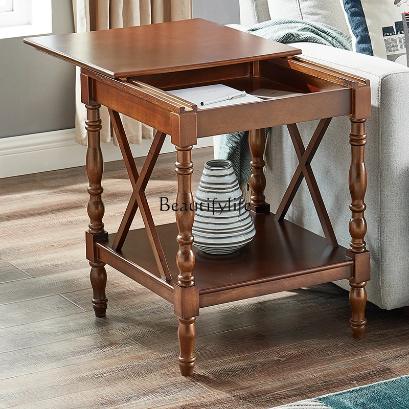 American side table Solid wood sofa side cabinet Side cabinet Living room corner table
American side table Solid wood sofa side cabinet Side cabinet Living room corner table
