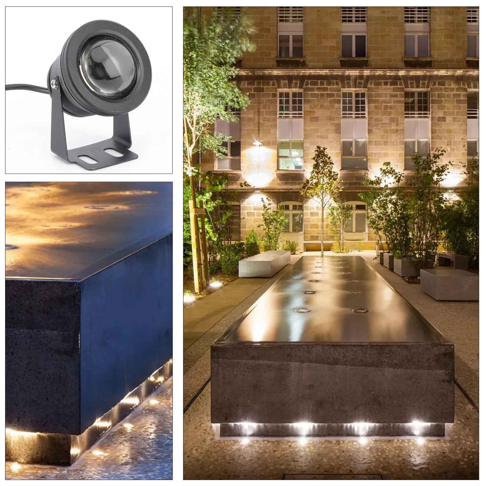 1Set Rgb Pool Light LED Underwater Lamp Waterproof IP68 for Swimming Pool Fountain Landscape Warm White Black Us Plug
1Set Rgb Pool Light LED Underwater Lamp Waterproof IP68 for Swimming Pool Fountain Landscape Warm White Black Us Plug